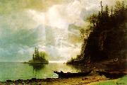 Albert Bierstadt The Island Sweden oil painting artist